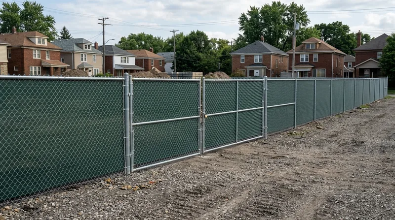 Commercial & Temporary Fencing Detroit